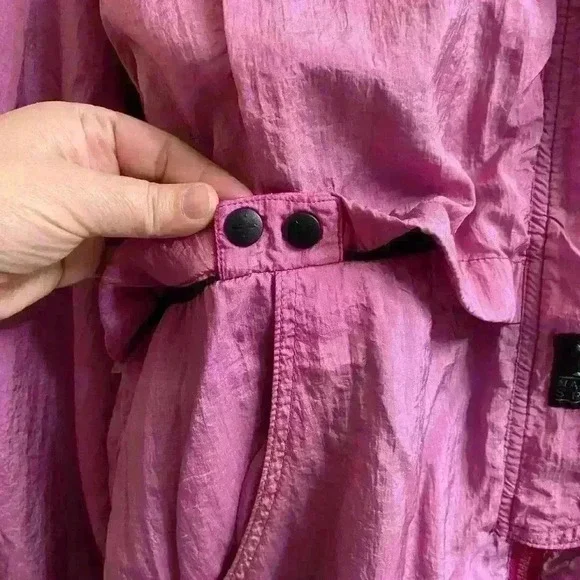 Vintage 90s Natural Sport Colorbock Windbreaker Pink and Purple Size L - Picture 6 of 16